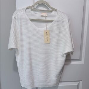 White Women's Crew Neck Sweater